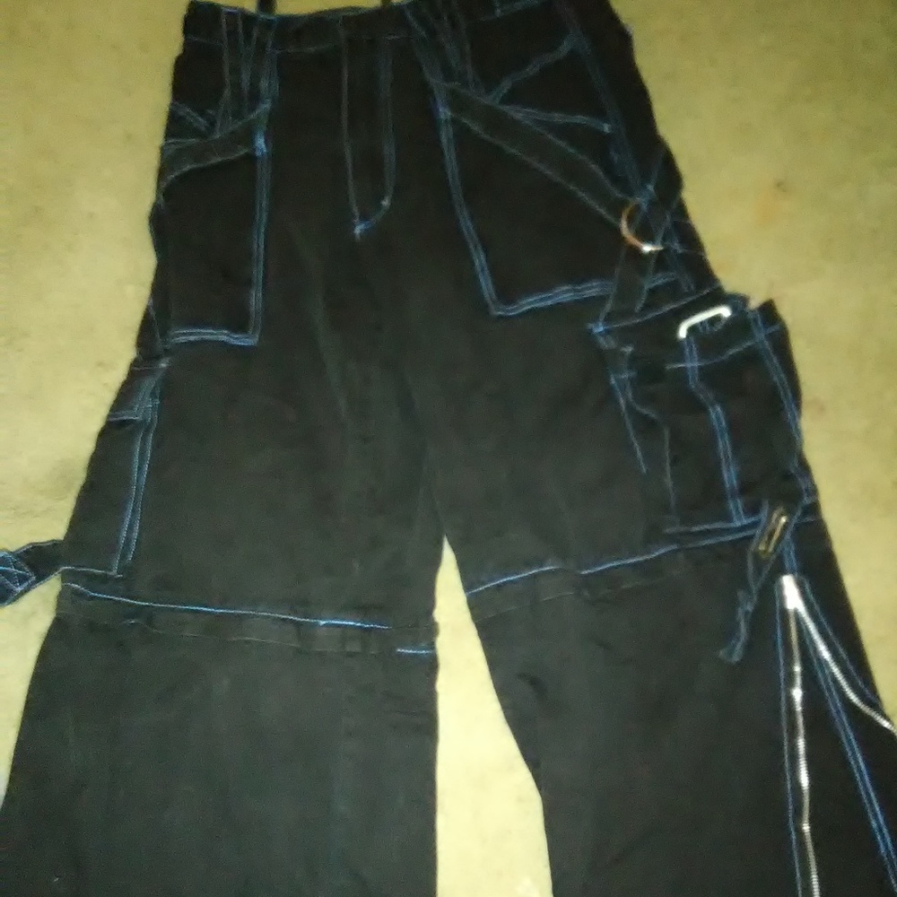 🎶💀Unisex tripp blue and black pants🎶💀